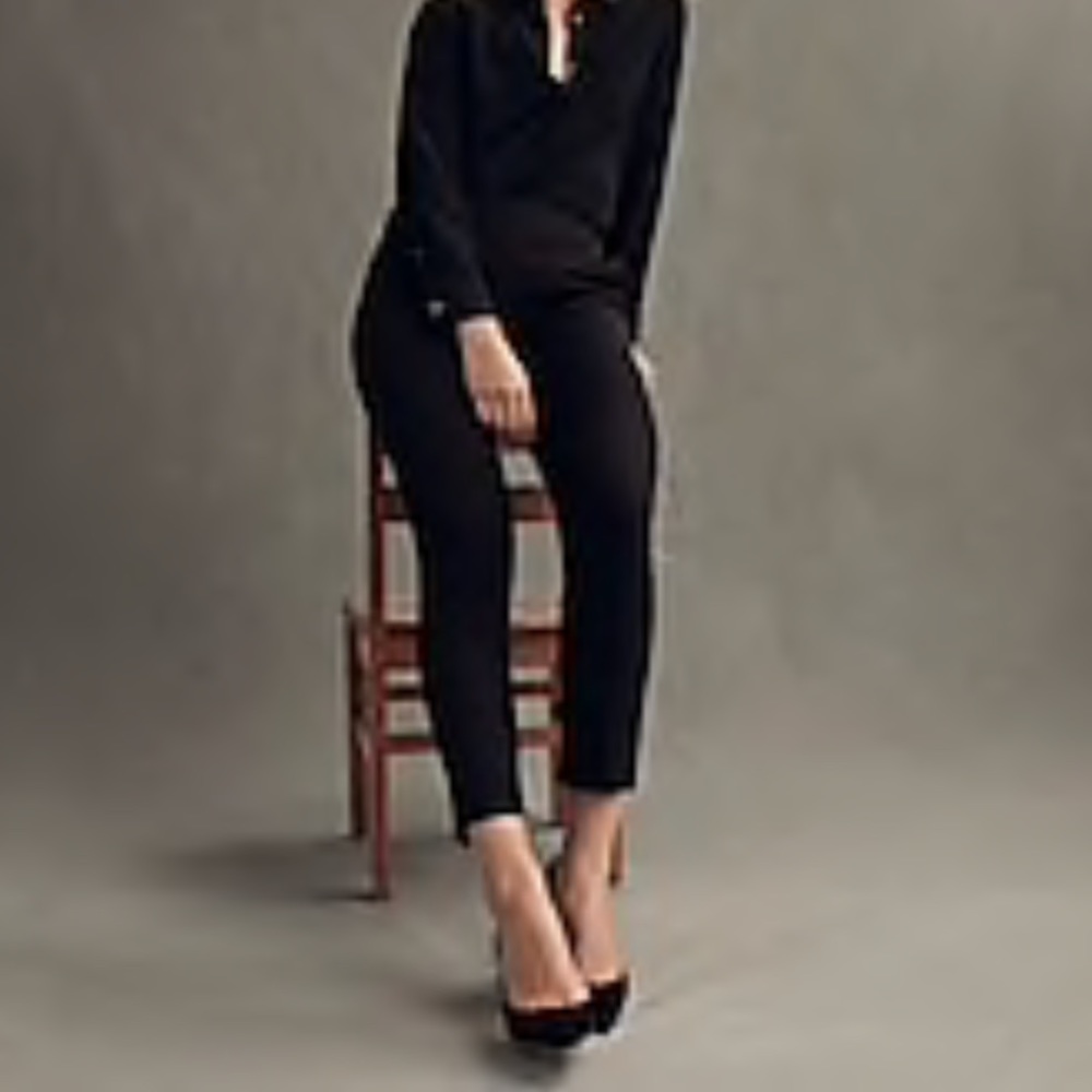 J.crew side zip stretch cropped pants